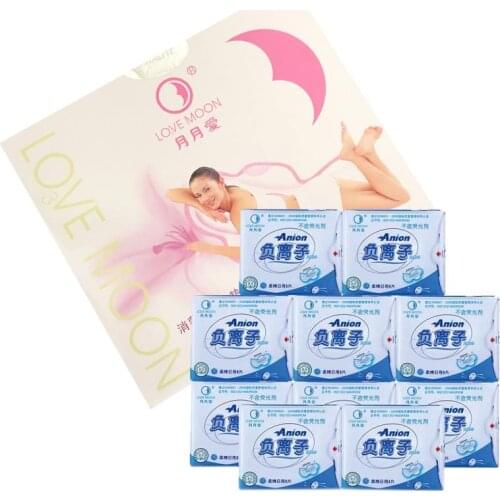 20 Packs/lot Love moon anion sanitary pads anion menstrual pads sanitary towel slipeinlage winalite sanitary napkins anion pads