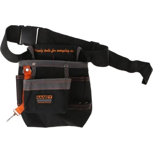 8 Pockets Tools Belt Electrician Tool Pouch with Adjustable Belt Maintenance Tool Bag