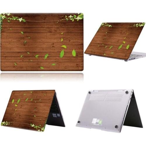 Green Leaf New Laptop Case For Huawei MateBook 13/13 AMD Ryzen/14/D14/D15/X 2020/X Pro/Pro 16.1/Honor MagicBook 14/15 PVC Shell