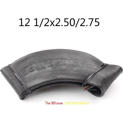 Good quality 2pcs 12 1/2X2.50 2.75"butyl inner tube pocket Bike Scooter Moped 49CC Rear/front Tire Innertube 12 1/2X2.50/2.75