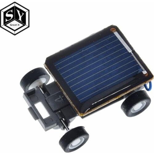Solar Toys For Kids Smallest Solar Power Mini Toy Car Racer Educational Solar Powered Toy ABS Dropshipping 2019