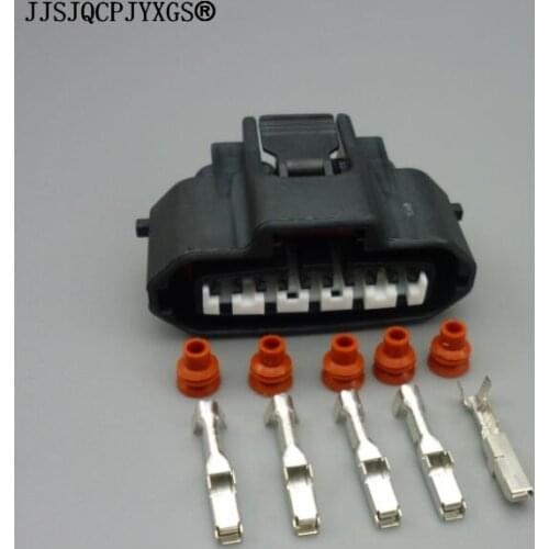 JJSJQCPJYXGS 5 Pin Engine PLug Female Housing Wire Harness Connector Ignition Air Flow Meter Socket For Toyota