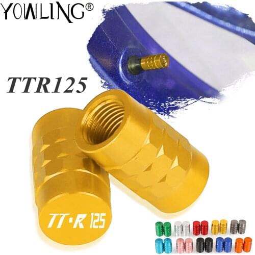 For YAMAHA TTR125L/LE/LWw/Discbrake On Front TTR 125 TTR125 L LE LW Motorcycle Wheel Tire Valve Cap Tyre Rim Stem Airdust Cover