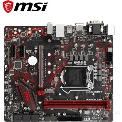 For MSI B360M GAMING PLUS Motherboard LGA 1151 DDR4 For Intel B360 B360M Desktop Mainboard USB3.0 PCI-E X16 3.0 Used