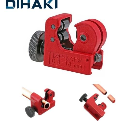 16mm(5/8") Mini Tube Cutter Pipe Scissor Soft Metal Pipe Cutter Tubing Slice Knife Cutter Shear Heavy Duty Cut Plumbing Tool