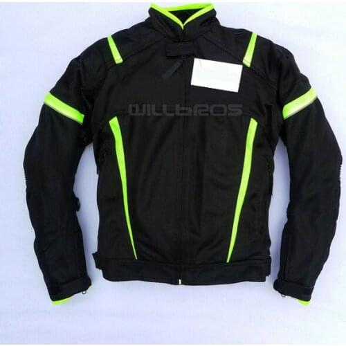 Moto Motorcycle Racing Mesh Jacket For Suzuki Motorbike Windproof Breathable Riding Jackets with Protector