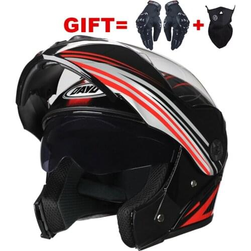 DOT Flip Up Motorcycle helmet Tourbike helmet Modular helmet dual visor system full face helmet casco casque moto capacete helm