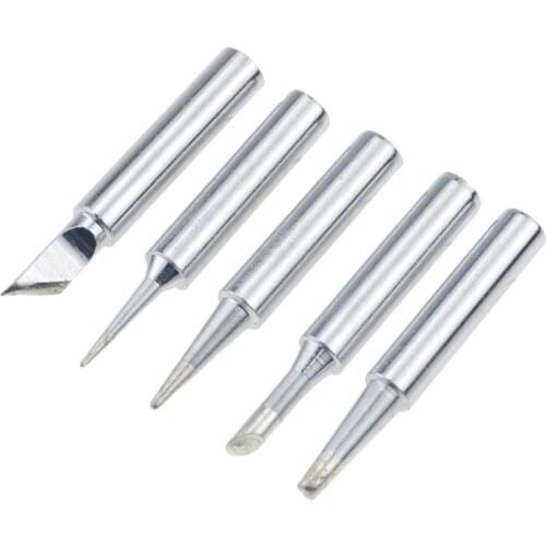 Durable 5 pcs Inner-heated Soldering Iron Head Soldering Iron Tip Fit for Soldering Stand for Home DIY Welding Use My20 21