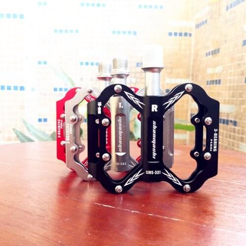 New Ultralight bicycle pedal all CNC mtb DH XC mountain bike pedal Material Aluminum alloy 3 Bearing Pedals