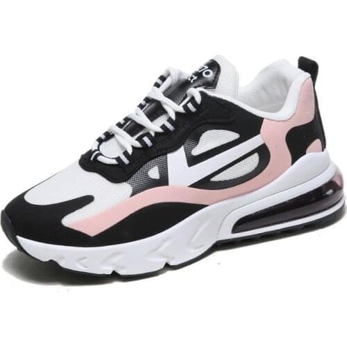2021 New Thick-soled Sports Shoes Womens Shoes Student Shoes Breathable Multi-color Womens Sports Shoes Plus Size Shoes