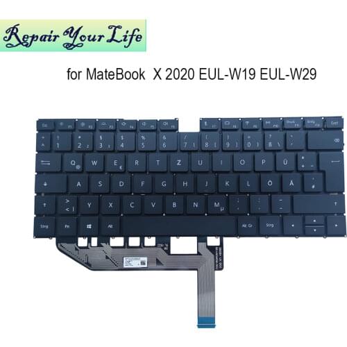 German laptop computers Keyboard for Huawei MateBook 16 GREM-WFG9 GR GE qwertz Euro replacement keyboards New works NSK-380BH