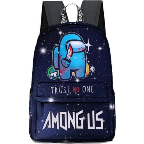 Hot School Bag For Boy And Girls AMONG US New Teenagers Leisure Travel Computer Bag Lightweight Student Orthopedic Backpack