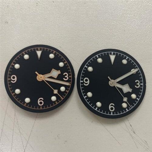 Replacement 31MM Green Luminous Watch Dial for Miyota 8215 821A for Mingzhu DG2813 DG3804 Movement Accessories