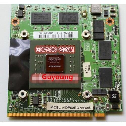 80G1P7110-10F Go7600 VGA Video card for Fujitsu Amilo A1667G A3667G M1437G M1439G M1667G M3438G M3667G M4438G Pi 1536 Pi 1537