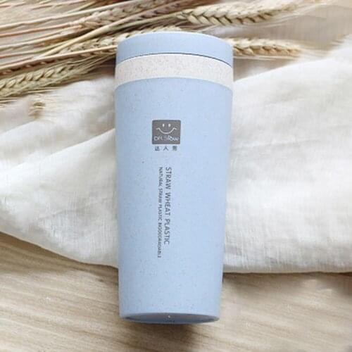 Wonderlife Thermos Kitchen Wheat Straw Double Insulated Gift Mug Tumbler With Lid Eco-friendly Thermos Bottle Water Bottles