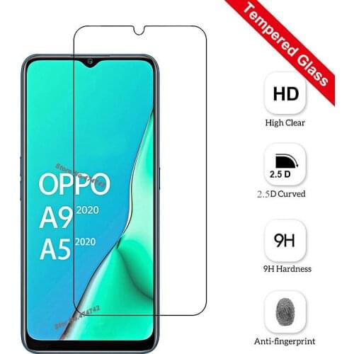 Full Cover Tempered Glass For OPPO A5 2020 Screen Protector For OPPO A9 2020 A5 2020 5a 2020 9a 2020 Protective Glass Film