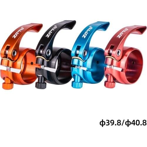 Aluminum Alloy Bike Bicycle Seat Tube Clamp 39.8mm Folding Bike Seat Tube Clamp 40.8mm Seat Post Clamp Cycling Parts Accessories