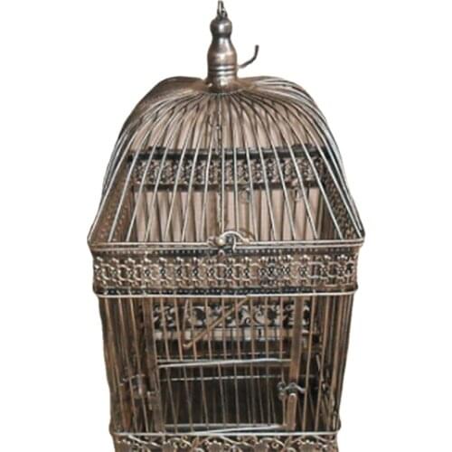 1PCS IEuropean style iron bird cage tool decoration / starling / parrot / thrush bird cage floor bird cage