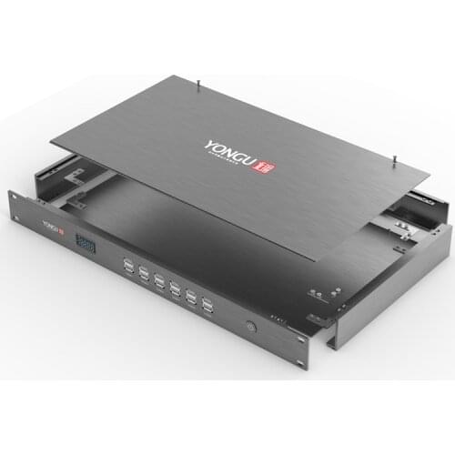 19 Inch Aluminum Enclosure Anodize Silkscreen Extruded Shell