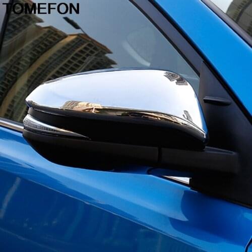 Overlay Rear View Cap Accessories For Toyota Voxy Noah R80 2014 2015 2016 2017 2018 Door Mirror Chrome Cover Trims 2PCS