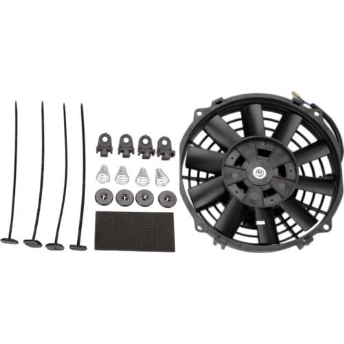 7 12V Universal Electric Pull Push Radiator Engine Cooling Fan Mounting Kit NEW