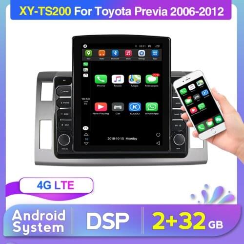 Android car radio for Toyota previa/ Estima / Tarago / Canarado car DVD player multimedia autoradio GPS navigation Stereo Auto