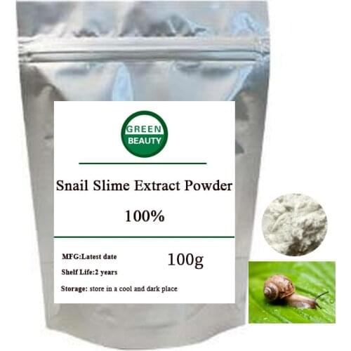 Snail Slime Extract Powder Cosmetic Grade Moisturizing Skin Whitening and Smooth Snail Mucus Best Product for Skin Care