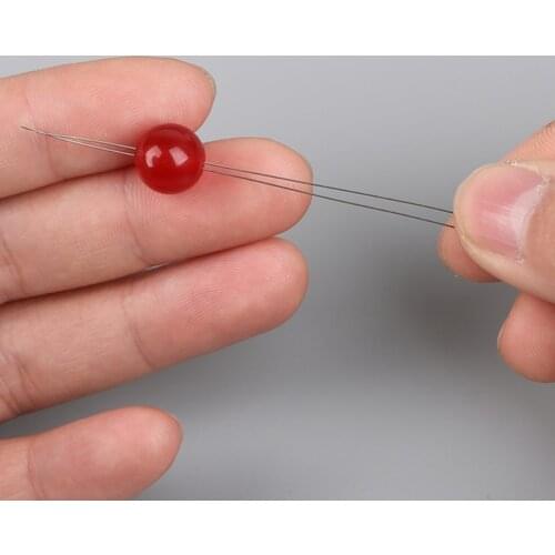 Big Eye Needles Guide Elderly Use Knitting Accessories Open Beading Needle Supplies Needle Threader Sewing Handwork Tools