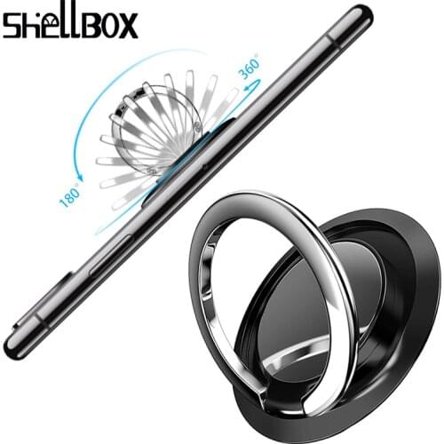 Finger Ring Mobile Phone Smartphone Stand Holder cell Smart Round Phone Ring Black holder Universal Stent Mobile Phone Holder