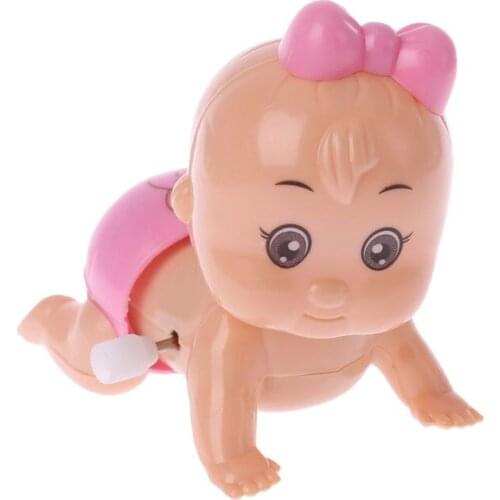 Twist Ass Baby Crawling Crawl Doll Clockwork Doll Wind Up Toy For Boy Girl Party Gift
