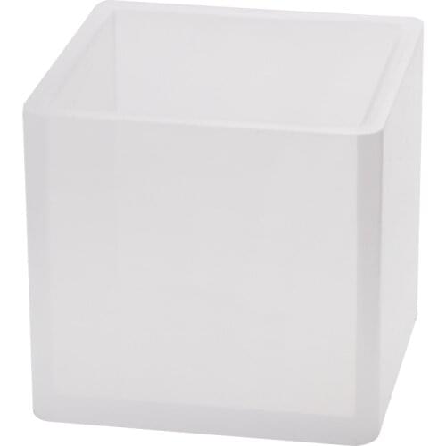 Cube Silicon Mold For Polymer Clay Crafts Resin Jewelry Making Tool 65mm Cake Decoration Baking Accessory