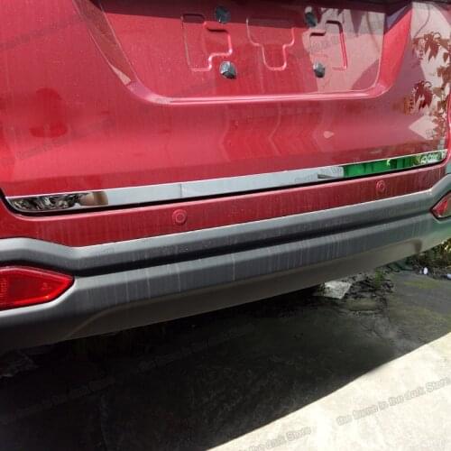 Lsrtw2017 stainless steel car tail door trims decoration for chana cx70 2016 2017 2018 2019 2020 2021 trunk accessories