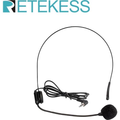 Mini Headset Microphone Condenser MIC for Voice Amplifier Speaker Professional Tour guide System Wireless F4512A