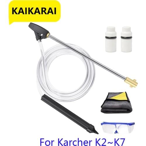 High Pressure Washer with Wash Gun Sand And Wet Blasting Kit Hose Ceramic Nozzle Quick Connect For Karcher K2 K3 K4 K5 K6 K7