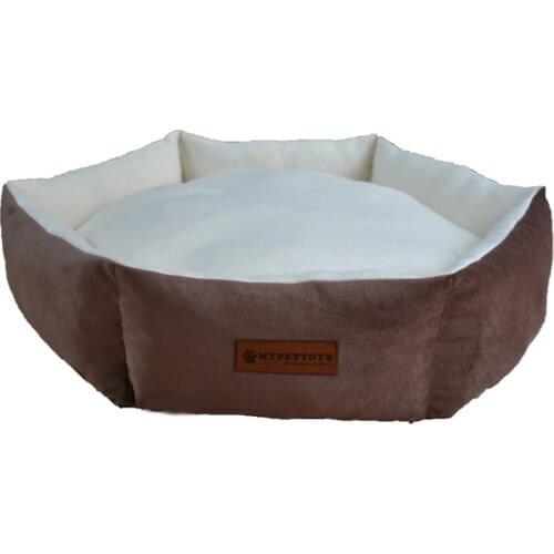 Mypettoys Bella Cat Dog Bed 70 X70X15 cm Brown