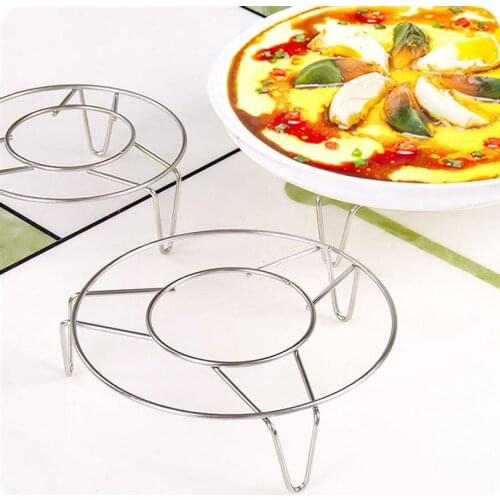 Stainless Steel Steamer Kitchen Cookware Steamer Rack Insert Stock Cooking Steaming Stand Kitchen Heating Supplies