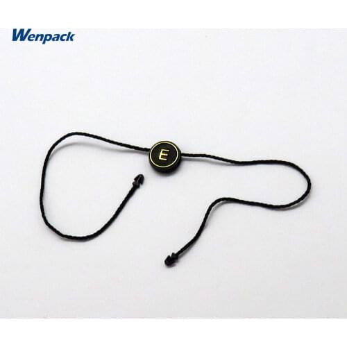 Custom printed logo seal tag, garment tag,hang tag with string for clothing