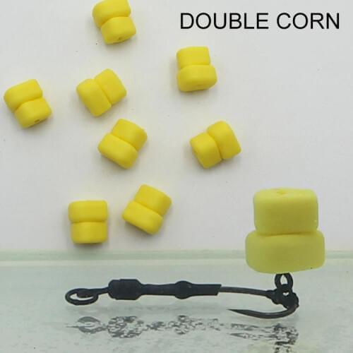 1 Box Carp Fishing Baits Double Corns Pop Up Boilies Accessories Fake Bait For Balancing Ronnie Rig Carp Lure Fishing Tackle
