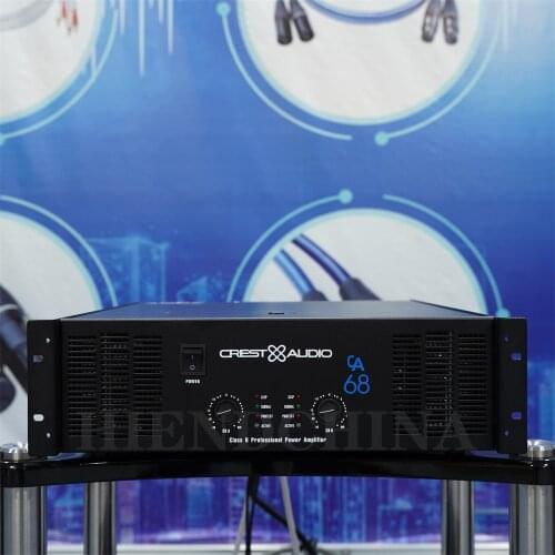 CA68 Professional Power Amplifier Pure Power Amplifier 2channels (3U) KTV/Stage/Home Entertainment KTV 8ohm 1500W*2/4ohm 3000W*2