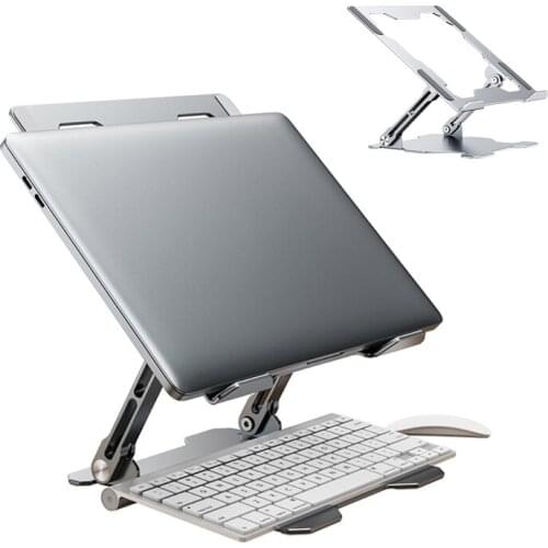 Adjustable Laptop Stand Portable Base Notebook Stand Support For Macbook Laptop Holder Computer Tablet Stand Laptop Table Stand