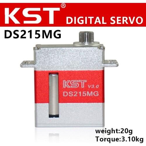 KST DS215MG V3.0 Digital Coreless Swashplate CNC Servo For 450 380 480 500 RC Helicopter