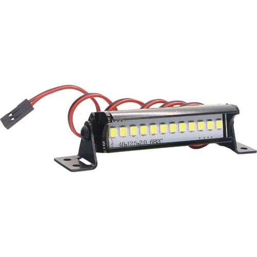 1pc 55mm RC Crawler LED Light Bar 1:10 RC Car for TRX4 90046 90048 SCX10