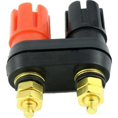 10pcs Good quality Banana plugs Couple Terminals Red Black Connector Amplifier Terminal Binding Post Banana Speaker Plug Jack