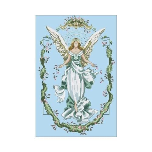25 MD65 Angel_new_dawn Counted Cross Stitch 11CT 14CT 18CT DIY Cross Stitch Kits Embroidery Needlework Sets