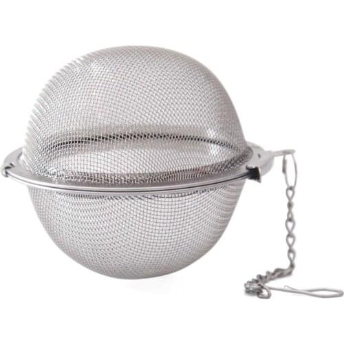 4.5/5.5/7cm Stainless Steel Tea Infuser Ball Tea Strainer Filter Infuser Sphere Locking Spice Tea Ball Kitchen Accessories