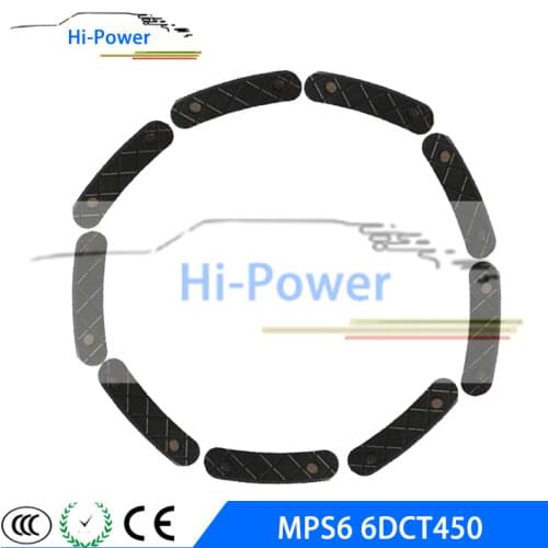 9PCS MPS6 6DCT450 Automobile transmission Clutch plastic Thrust Washer Kit for Volvo Ford Land Rover 6 SP MPS6 6DCT450