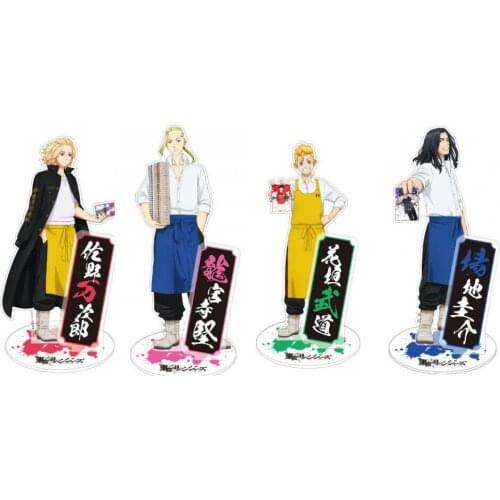 Anime Tokyo Revengers Sano Manjirou Hanagaki Takemichi Acrylic Stand Model Figure Plate Display Cosplay Q Version Comics Series