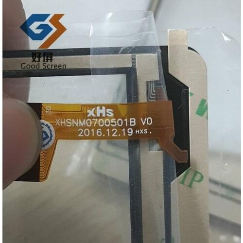 Black 7 inch P/N XHSNM0700501B V0 2016.12.19 Capacitive touch screen panel repair replacement