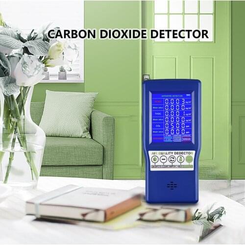 Digital Co2 Sensor Ppm Meters Mini Carbon Dioxide Detector Gas Analyzer Air Quality Monitor Detector Tvoc Hcho Pm2.5 Meter#dg4