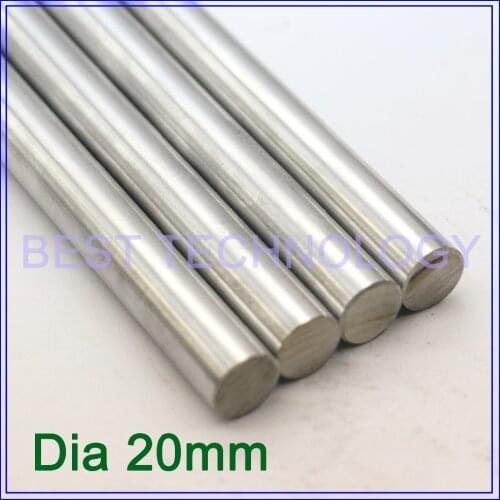 Dia20mm-L400mm Chrome Plated Cylinder Linear Rail Round Rod Shaft Linear Motion Shaft ,high quality